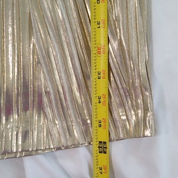 NEW Mark & James Badgley Mischka Metallic Dress - Picture 16 of 16